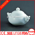 2014 hot sale hotel restaurant dragon head holder porcelain soup bowl